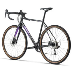 Bombtrack Hook - Cross/Gravel/Roadbike - 2022 - Glossy Metallic Black/purple -Fietswereld Winkels 01125260221 bombtrack hook black 2 1117728