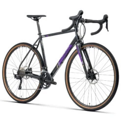 Bombtrack Hook - Cross/Gravel/Roadbike - 2022 - Glossy Metallic Black/purple -Fietswereld Winkels 01125260221 bombtrack hook black 3 1117729
