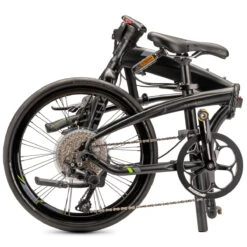 Tern Verge P10 - 20" Folding Bike - 2023 - Satin Black/grey/lime -Fietswereld Winkels 02120780 tern verge p10 black grey lime 03 1063426