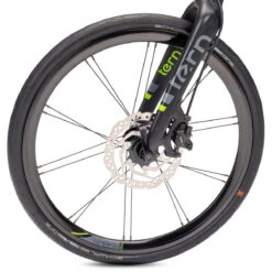 Tern Verge P10 - 20" Folding Bike - 2023 - Satin Black/grey/lime -Fietswereld Winkels 02120780 tern verge p10 black grey lime 05 1063428