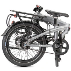 Tern Verge S8i - 20 Inches Folding Bike - 2023 - Satin Metallic Grey/silver -Fietswereld Winkels 02120798 tern verge s8i grey silver 03 1063861
