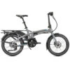 Tern Vektron P7i - 20 Inches City Folding E-Bike - 2023 - Satin Gunmetal/grey -Fietswereld Winkels 02120814 tern vektron p7i 20 gunmetal grey 01 1065316