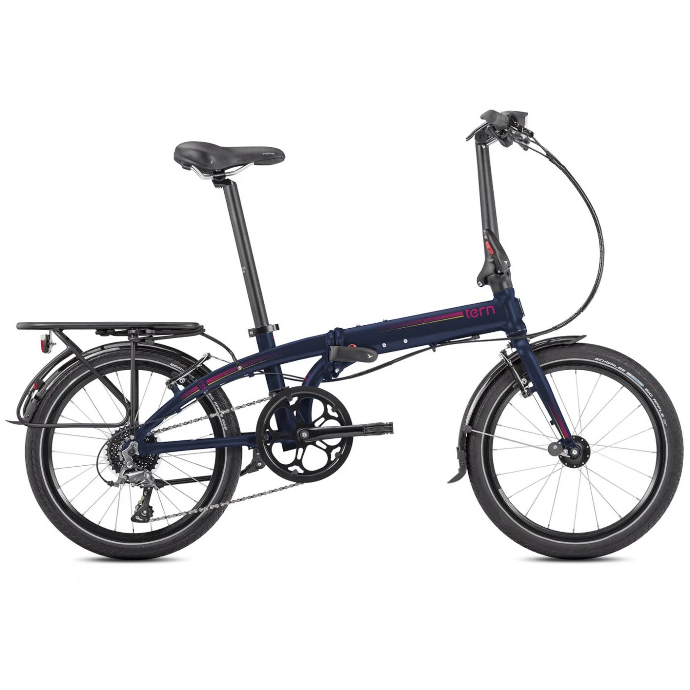 Tern Link D8 - 20 Inches Folding Bike - 2023 - Midnight/magenta 3 Tern Link D8 - 20 Inches Folding Bike - 2023 - Midnight/magenta
