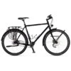 Vsf Fahrradmanufaktur TX-1200 Pinion - Men Trekking Bike With Belt Drive - 2023 - Ebony Matt -Fietswereld Winkels 102320002 vsf fm tx 1200 he 1336617