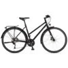Vsf Fahrradmanufaktur T-500 Disc Deore - Women Touring Bike - 2023 - Ebony Matt -Fietswereld Winkels 102320136 vsf fm t 500 kette disc da 1331911