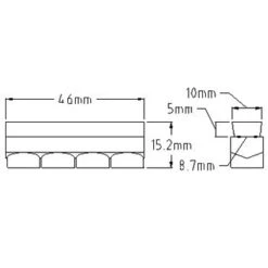 Kool-stop Kool Stop R10 Mafac Replacement Pad - KS-MRB / KS-MRSA (4 Pcs) 7 Kool-stop Kool Stop R10 Mafac Replacement Pad - KS-MRB / KS-MRSA (4 Pcs) -Fietswereld Winkels 129138 02 c 219318