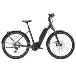 Diamant 138 725Wh - 27.5" Easy Entry City E-Bike - 2023 - Obsidianschwarz Metallic / Melanitgrau Metallic
