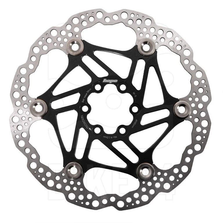 Hope Zwevende Remschijf - 6-Bouts - Zwart 3 Hope Zwevende Remschijf - 6-Bouts - Zwart