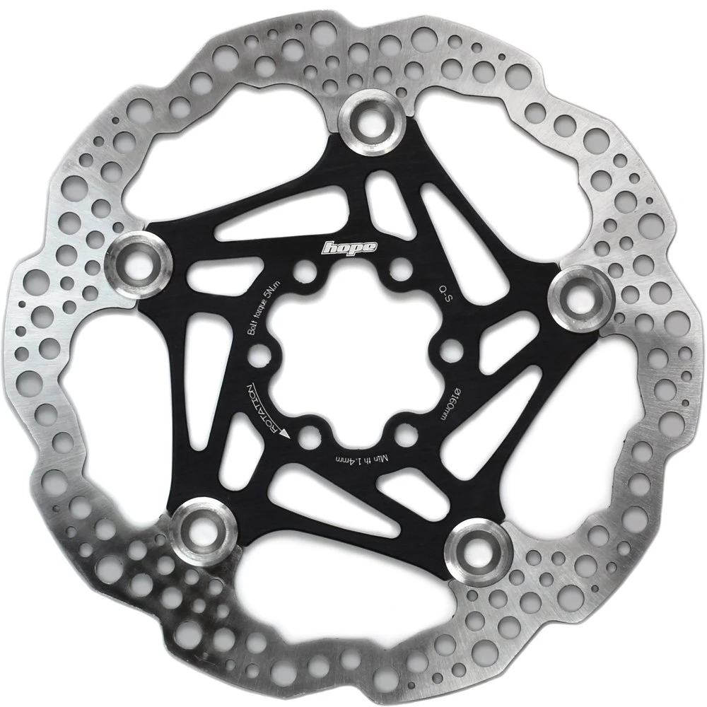 Hope Zwevende Remschijf - 6-Bouts - Zwart 4 Hope Zwevende Remschijf - 6-Bouts - Zwart - Afbeelding 2