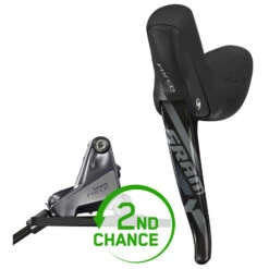 SRAM Force 1 / CX1 Hydraulic Brake Lever + Hydraulische Schijfrem - Flat Mount - Links | Vooraan - Zwart - Ingekort Tot 850mm - B-Keus