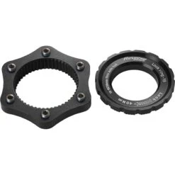 Reverse Components Adapter Center Lock To 6 Bolt - Black