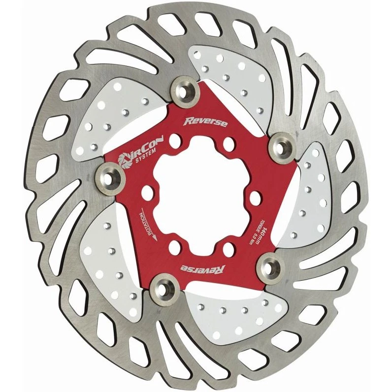 Reverse Components AirCon Brake Disc - Red 3 Reverse Components AirCon Brake Disc - Red