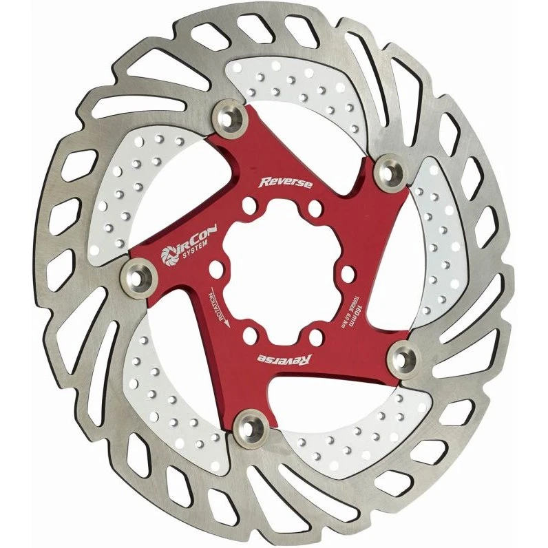 Reverse Components AirCon Brake Disc - Red 4 Reverse Components AirCon Brake Disc - Red - Afbeelding 2