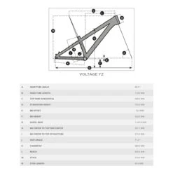 SCOTT VOLTAGE YZ 0.1 - Dirt Jump Bike - 2022 - Smoked Raw / Alloy 5 SCOTT VOLTAGE YZ 0.1 - Dirt Jump Bike - 2022 - Smoked Raw / Alloy -Fietswereld Winkels 280553 scott voltage geo 1203788
