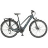 SCOTT SUB TOUR ERIDE 20 - Women Trekking E-Bike - 2022 - Petrol Blue / Gloss Metal Beige / Black -Fietswereld Winkels 280789 sub tour eride 20 906200