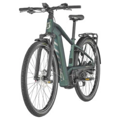 SCOTT SUB ERIDE EVO - 28" Men City E-Bike - 2022 - Prism Green / Brushed Metallic -Fietswereld Winkels 286560 scott sub eride evo 01 1084092