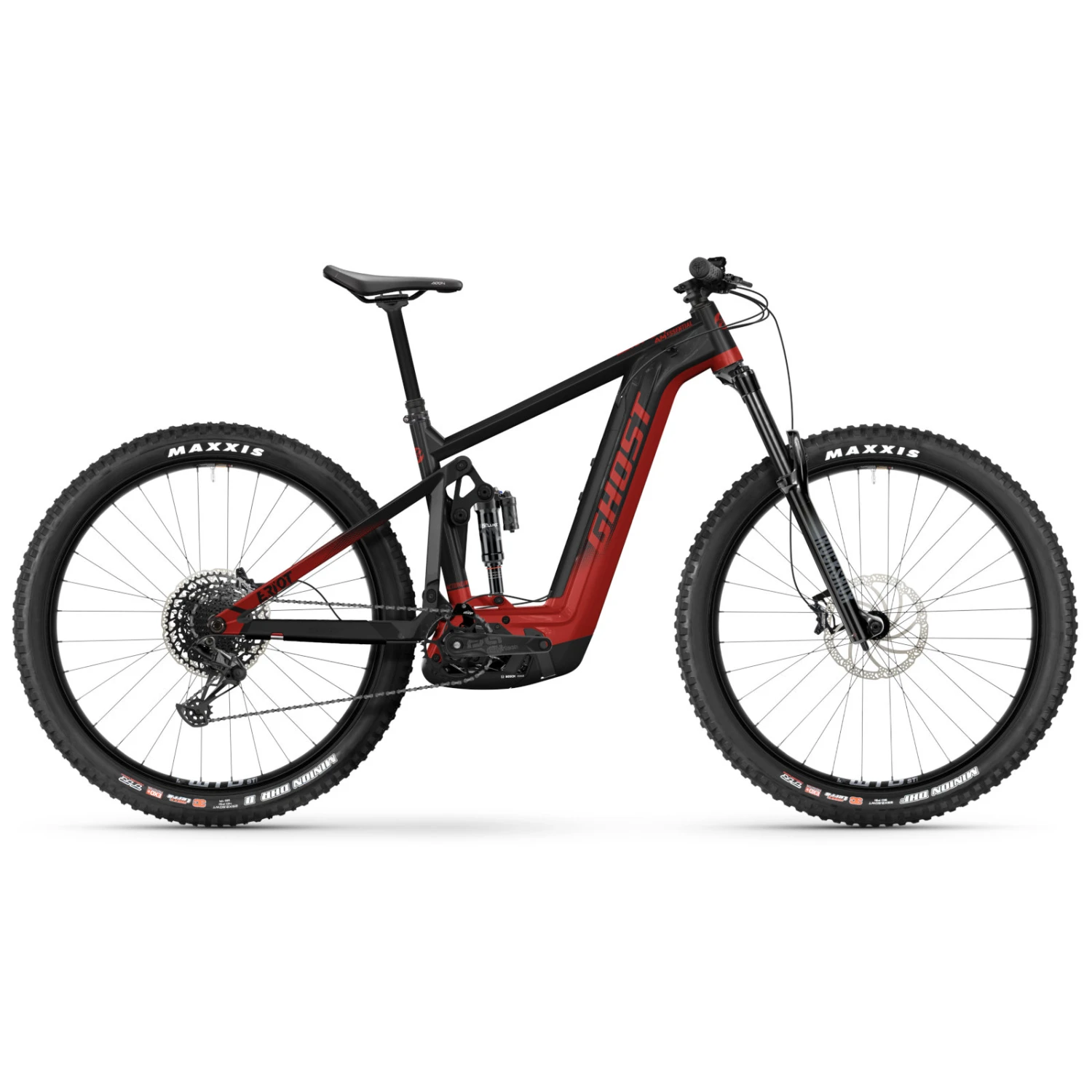 Ghost E-RIOT AM Essential - E-Mountainbike - 2023 - Glossy Black / Pearl Deep Red 3 Ghost E-RIOT AM Essential - E-Mountainbike - 2023 - Glossy Black / Pearl Deep Red