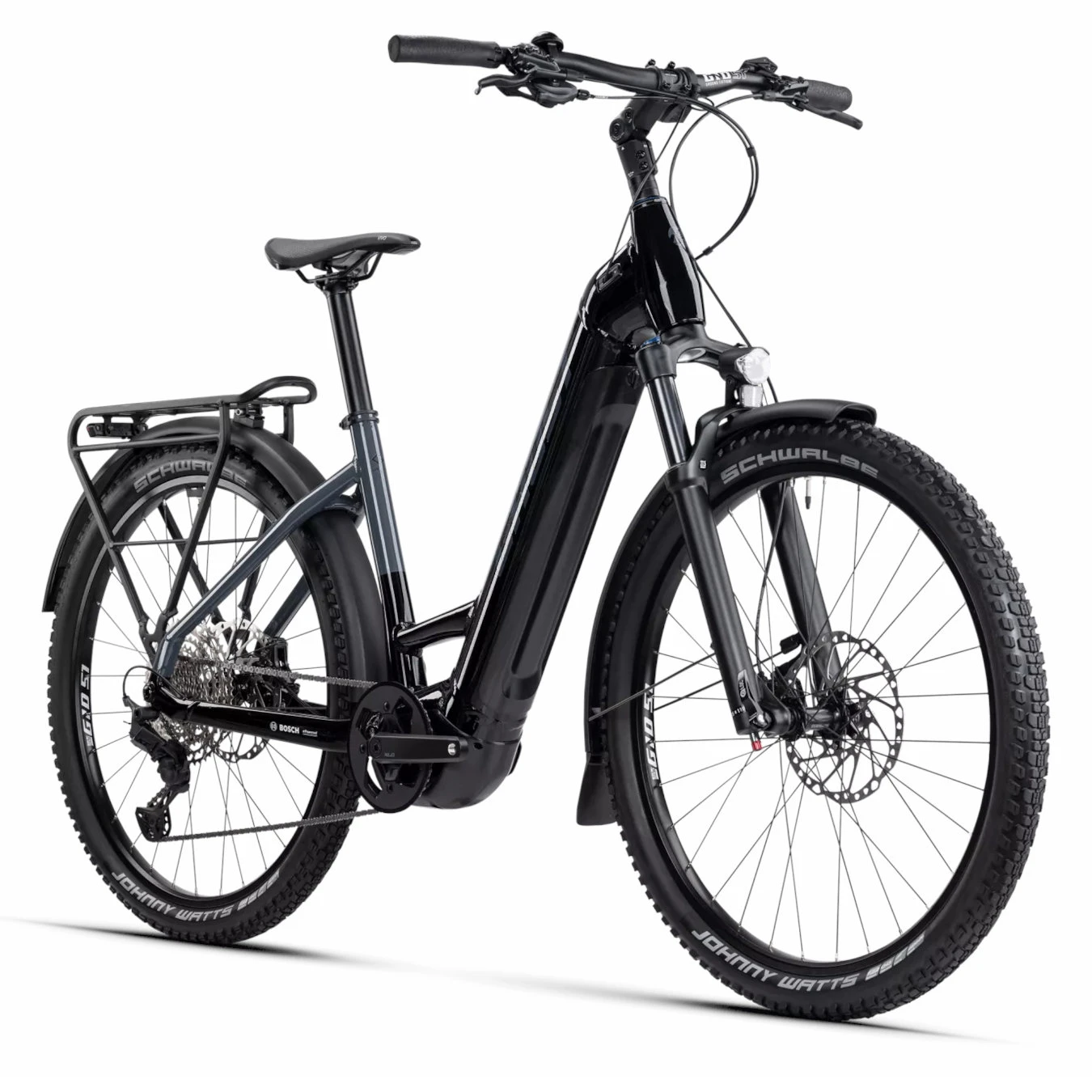 Ghost E-TERU Advanced EQ Low - 27.5" City E-Bike - 2023 - Black / Dark Grey 6 Ghost E-TERU Advanced EQ Low - 27.5" City E-Bike - 2023 - Black / Dark Grey - Afbeelding 4