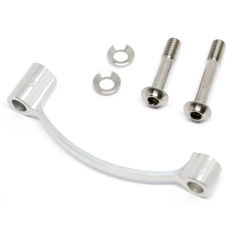 Trickstuff CNC Brake Adaptor PM To PM +23mm - With Titanium Screws - Silver 3 Trickstuff CNC Brake Adaptor PM To PM +23mm - With Titanium Screws - Silver