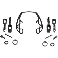 Magura EVO2 Adaptor, For One Brake, Black, Incl. Black EVO2 Mount Plate - 0724456