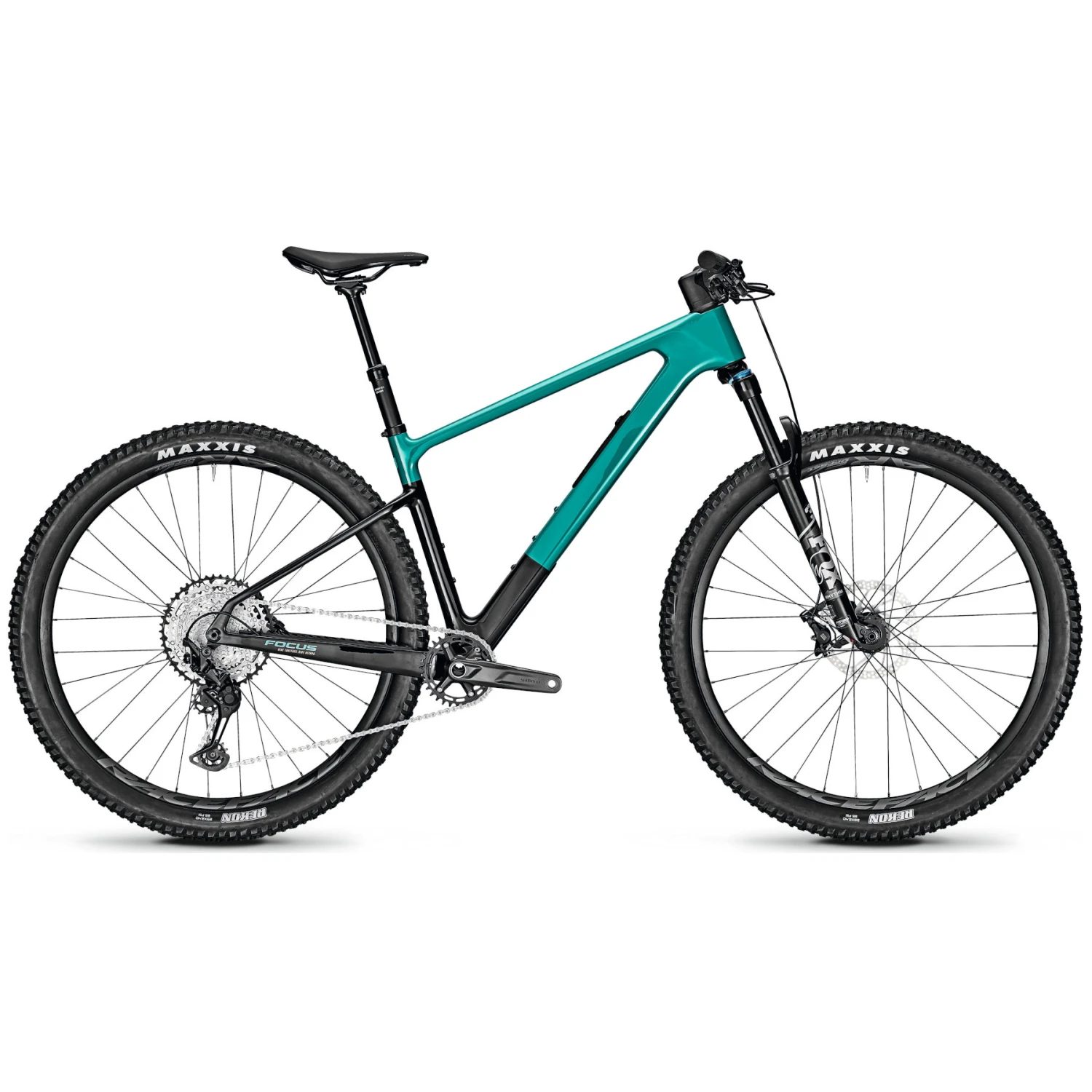 FOCUS RAVEN 8.8 - Carbon Mountainbike - 2023 - Bluegreen / Carbon Raw 3 FOCUS RAVEN 8.8 - Carbon Mountainbike - 2023 - Bluegreen / Carbon Raw
