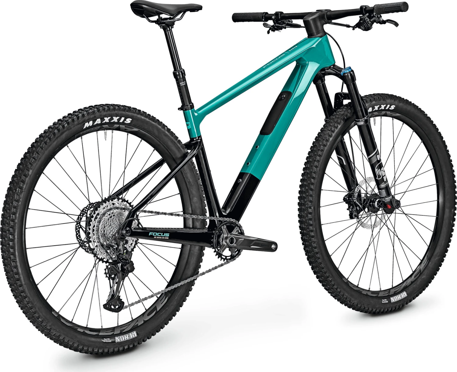 FOCUS RAVEN 8.8 - Carbon Mountainbike - 2023 - Bluegreen / Carbon Raw 6 FOCUS RAVEN 8.8 - Carbon Mountainbike - 2023 - Bluegreen / Carbon Raw - Afbeelding 4