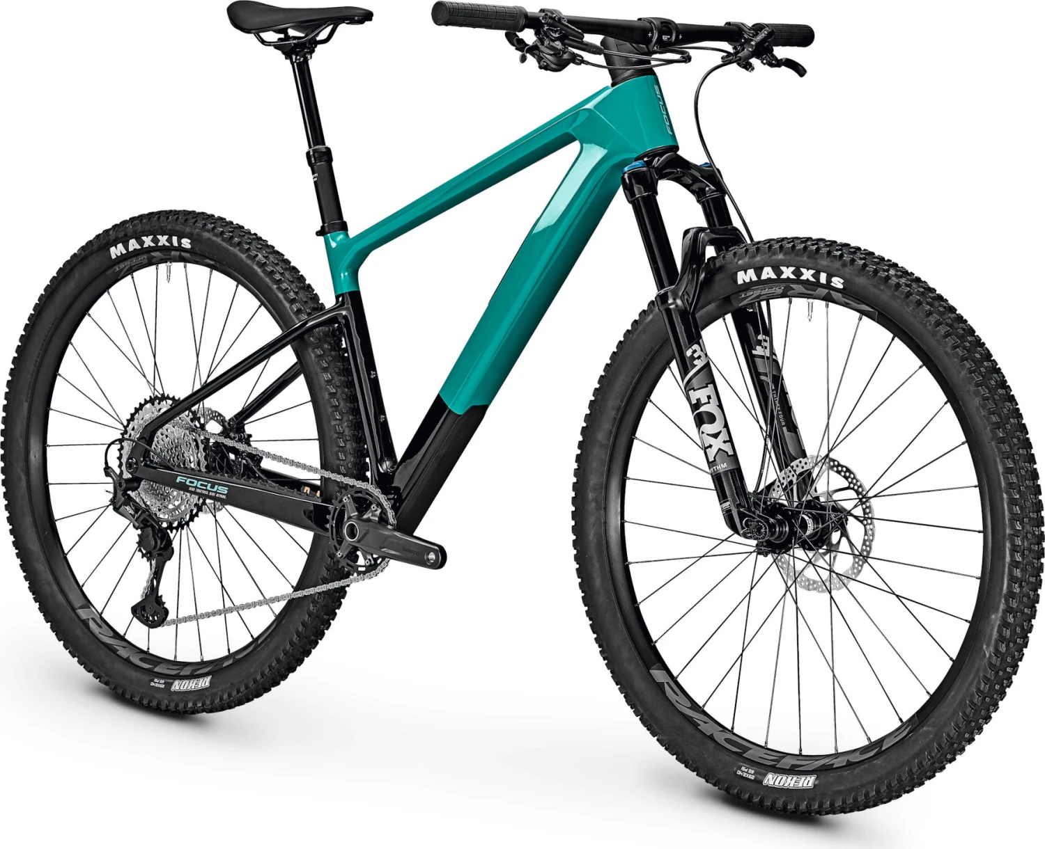 FOCUS RAVEN 8.8 - Carbon Mountainbike - 2023 - Bluegreen / Carbon Raw 5 FOCUS RAVEN 8.8 - Carbon Mountainbike - 2023 - Bluegreen / Carbon Raw - Afbeelding 3