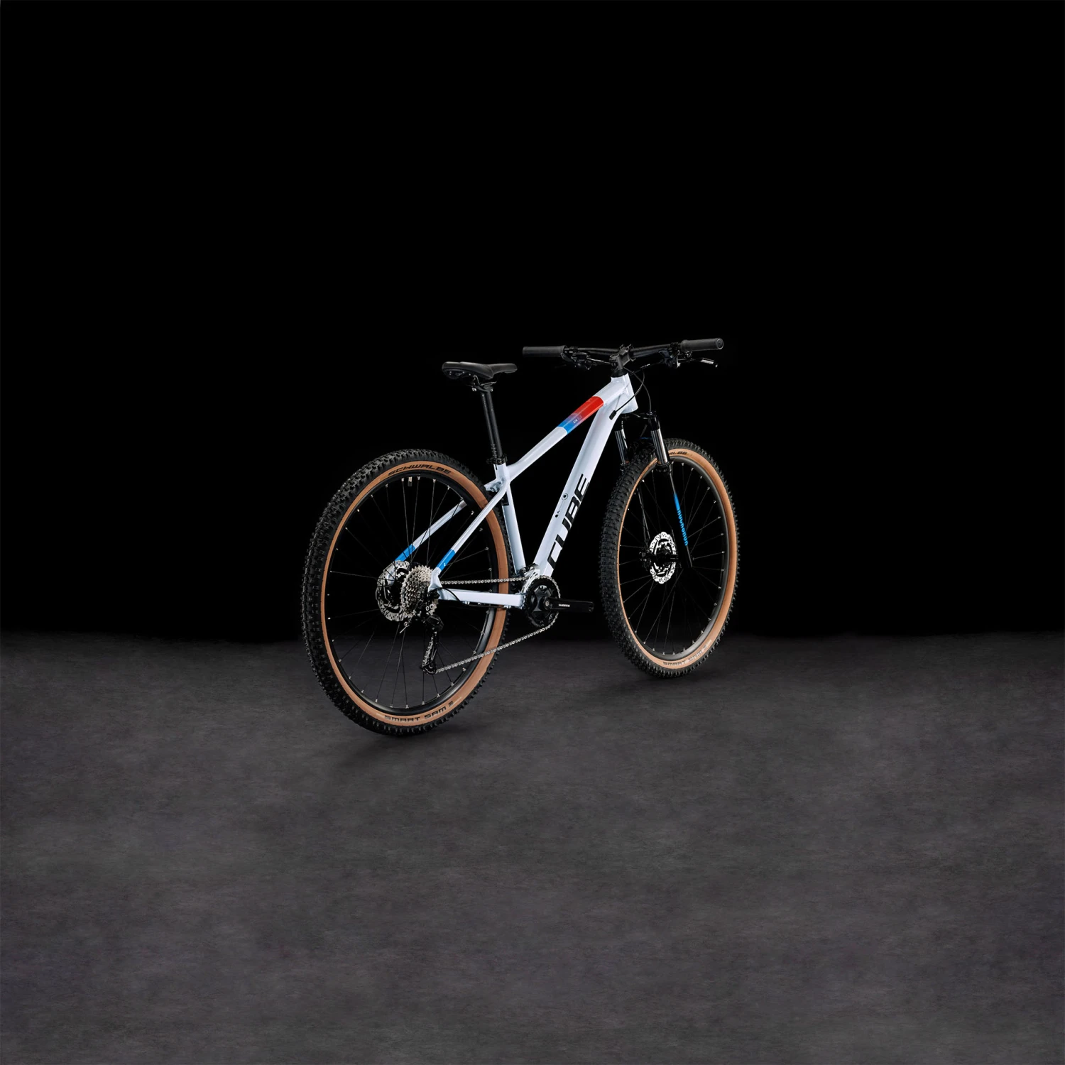 CUBE AIM SLX - Mountainbike - 2023 - White / Blue / Red 5 CUBE AIM SLX - Mountainbike - 2023 - White / Blue / Red - Afbeelding 3