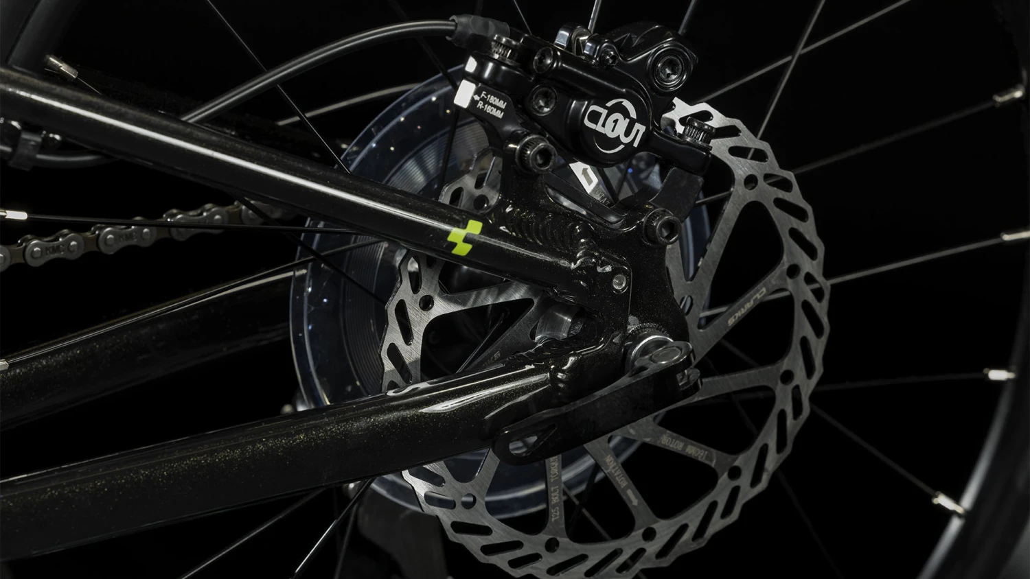 CUBE ACID 200 Disc - 20" Children's Bike - 2023 - Black / Green 9 CUBE ACID 200 Disc - 20" Children's Bike - 2023 - Black / Green - Afbeelding 7