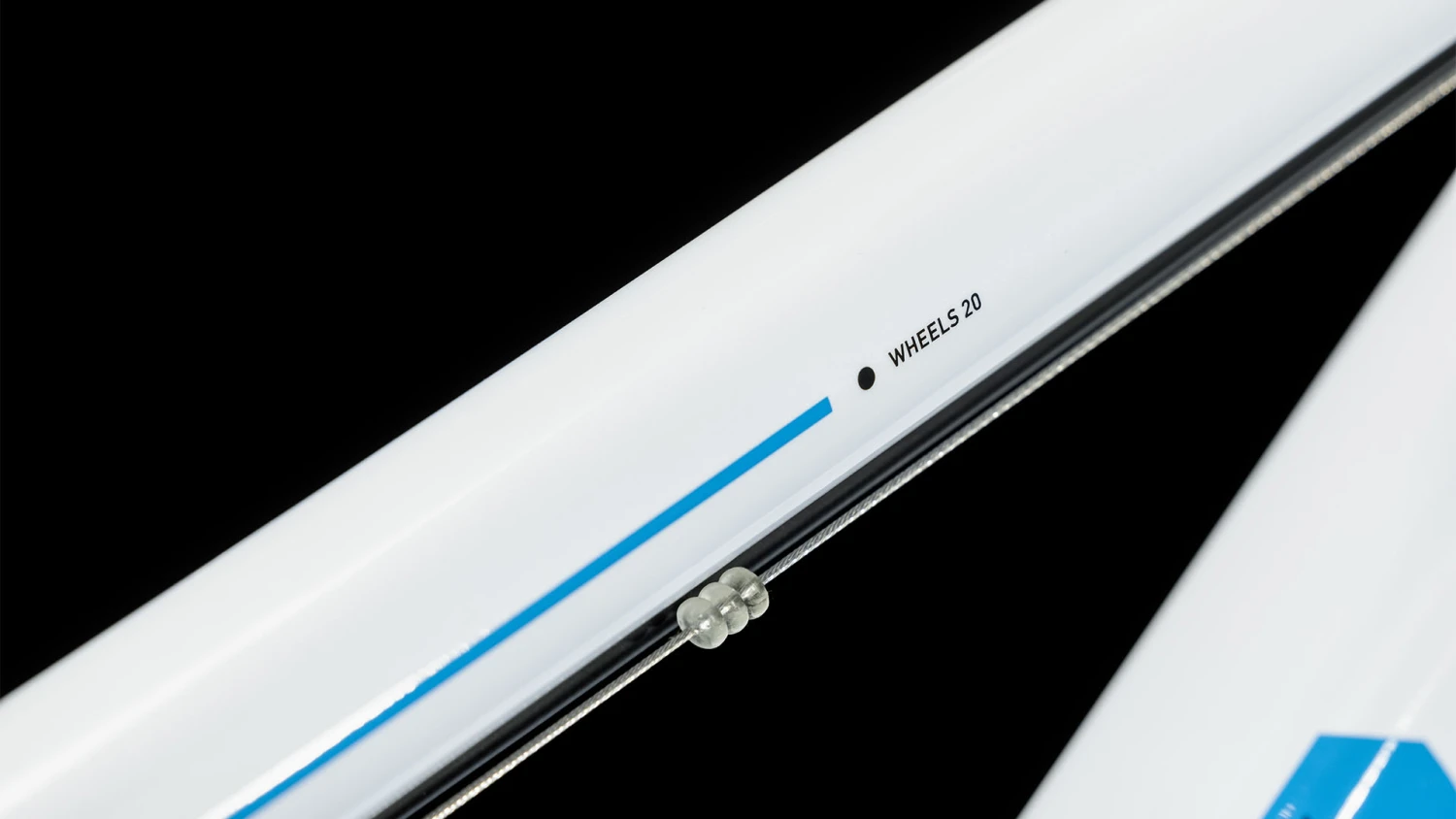 CUBE ACID 200 Disc Allroad - 20" Children's Bike - 2023 - White / Blue 9 CUBE ACID 200 Disc Allroad - 20" Children's Bike - 2023 - White / Blue - Afbeelding 7