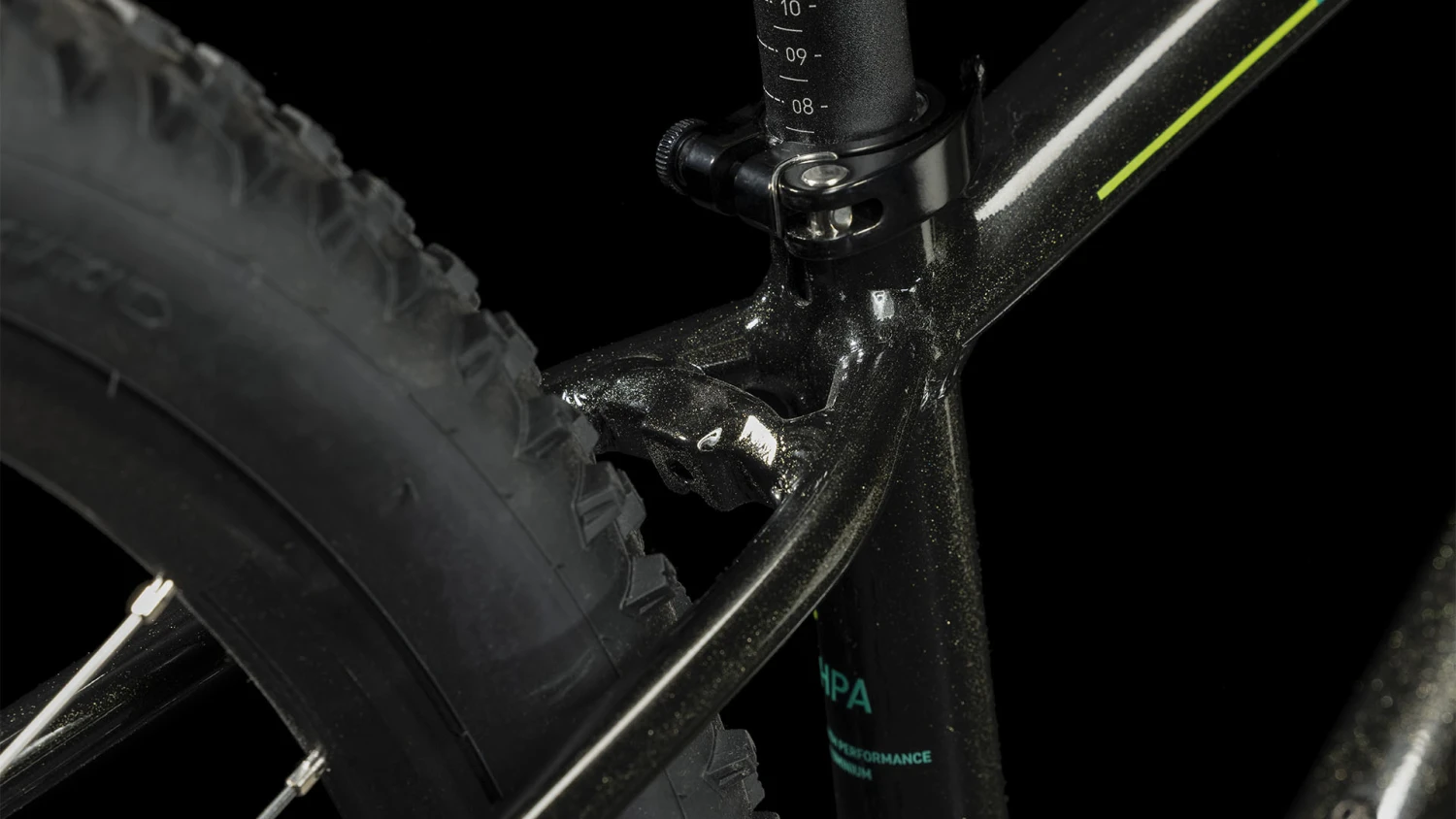 CUBE ACID 260 Disc - 26" Children's Bike - 2023 - Black / Green 7 CUBE ACID 260 Disc - 26" Children's Bike - 2023 - Black / Green - Afbeelding 5