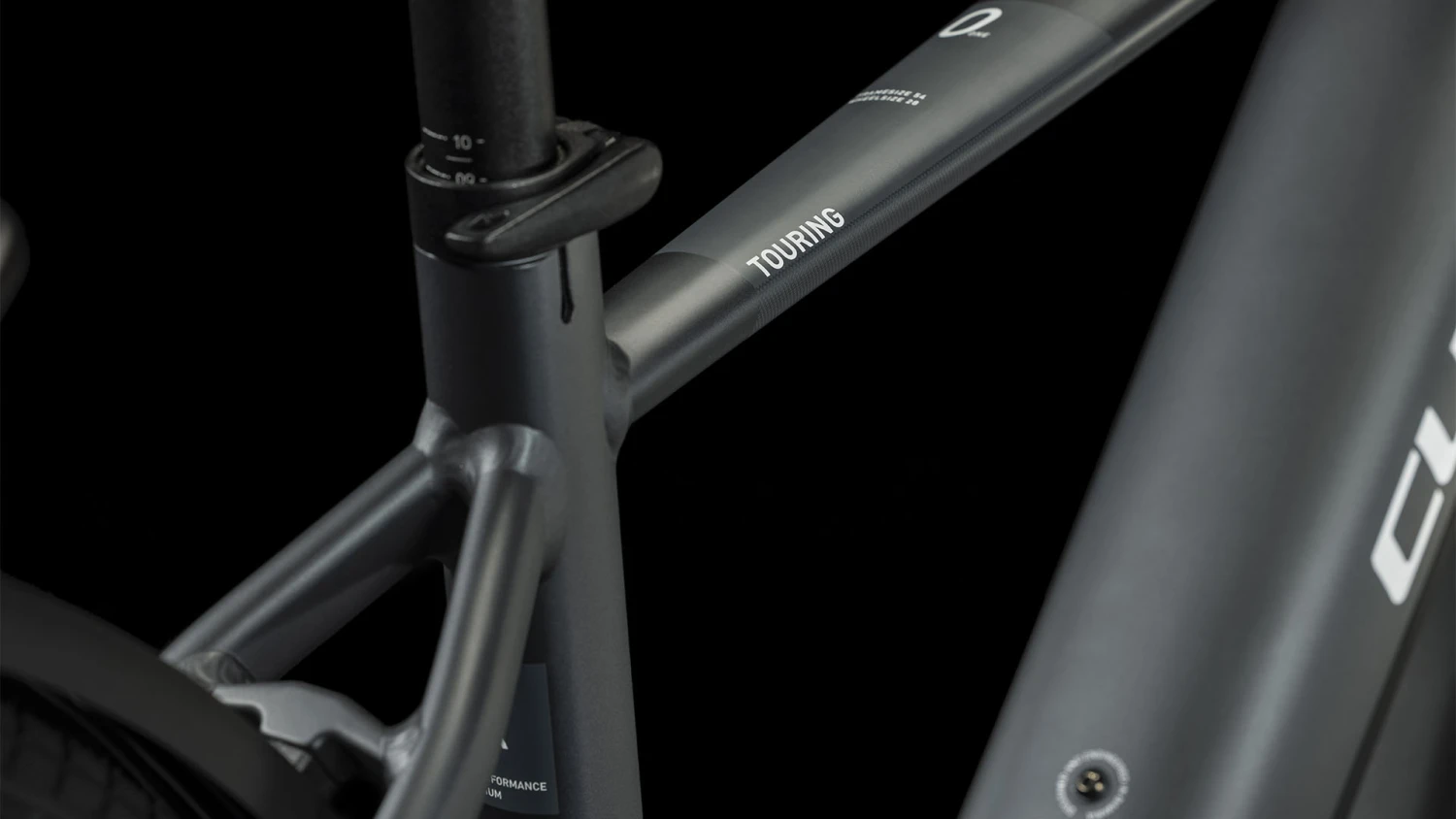 CUBE TOURING HYBRID ONE 625 - Electric Touring Bike - 2023 - Grey / White 6 CUBE TOURING HYBRID ONE 625 - Electric Touring Bike - 2023 - Grey / White - Afbeelding 4