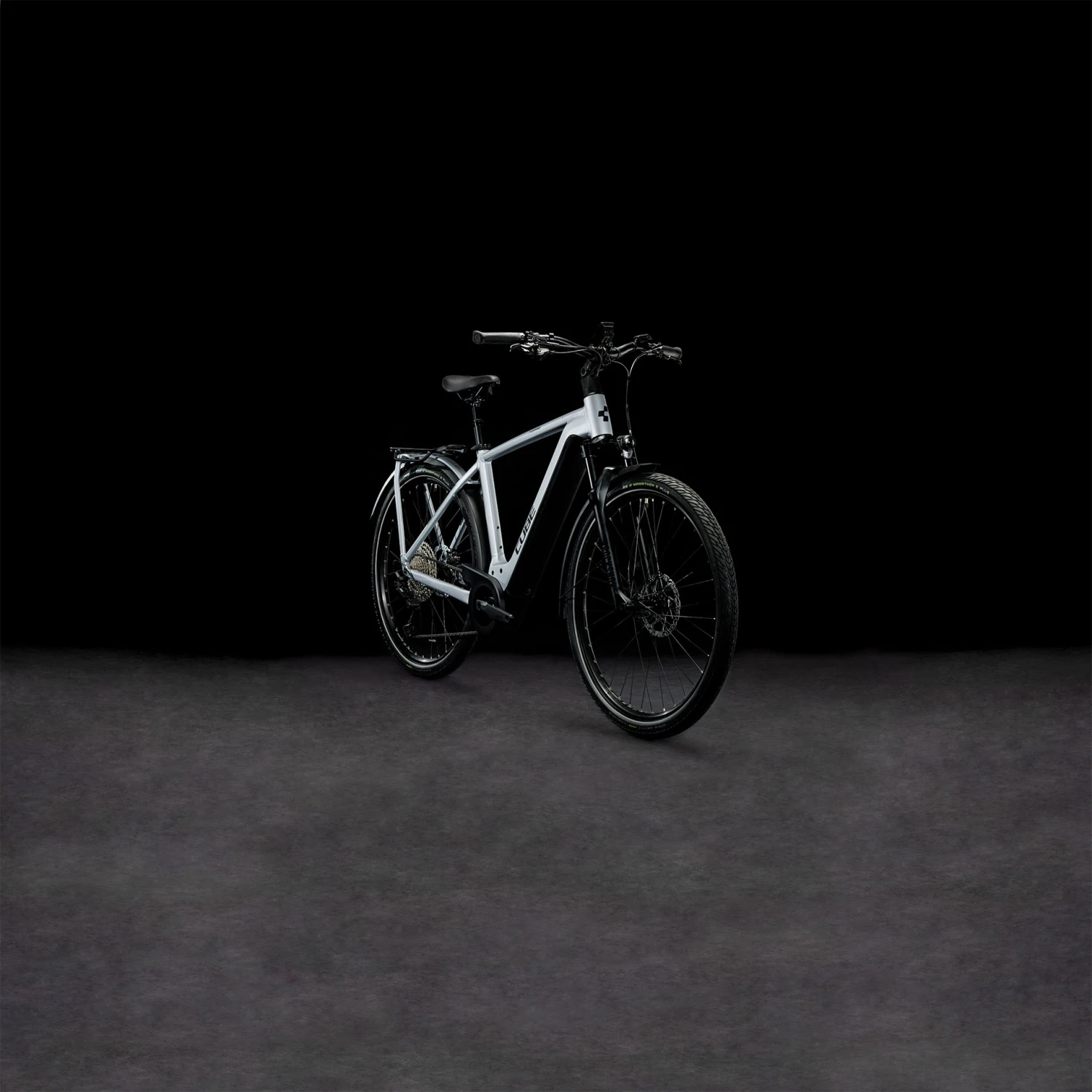 CUBE KATHMANDU HYBRID SLX 750 - Electric Touring Bike - 2023 - Polarsilver / Black 5 CUBE KATHMANDU HYBRID SLX 750 - Electric Touring Bike - 2023 - Polarsilver / Black - Afbeelding 3