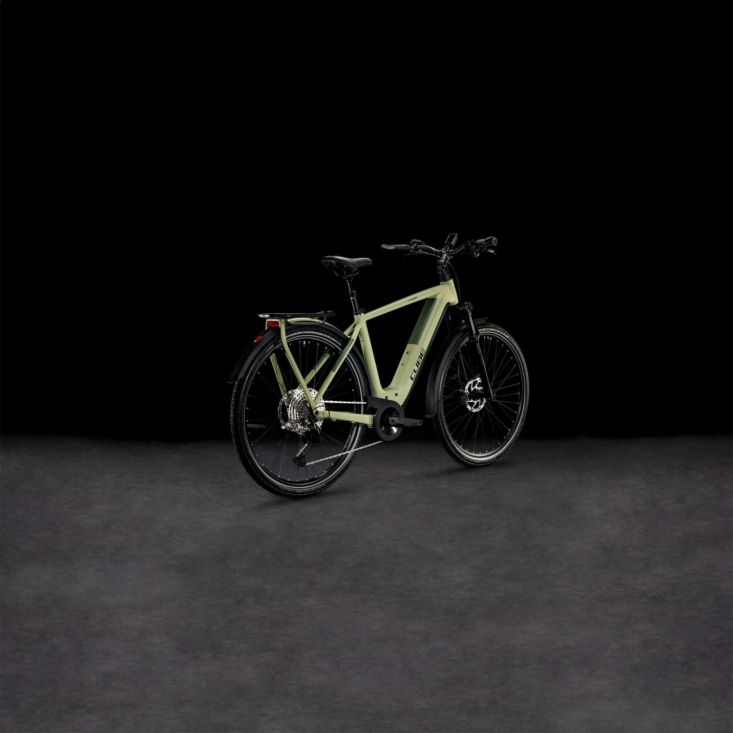 CUBE KATHMANDU HYBRID SLX 750 - Electric Touring Bike - 2023 - Green / Olive 5 CUBE KATHMANDU HYBRID SLX 750 - Electric Touring Bike - 2023 - Green / Olive - Afbeelding 3