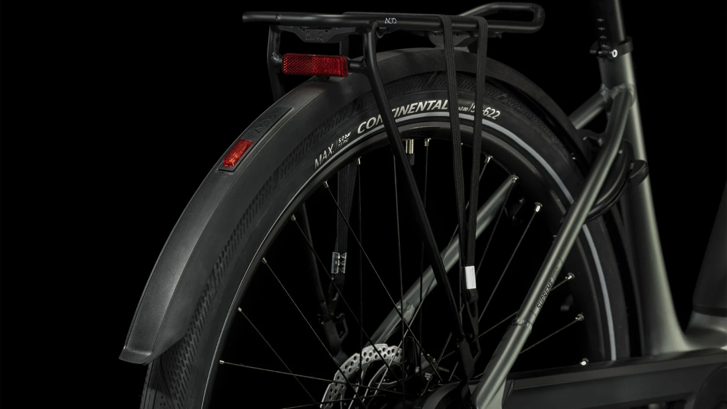 CUBE SUPREME HYBRID Pro 625 - Easy Entry Electric Bike - 2023 - Flashgrey / Black 7 CUBE SUPREME HYBRID Pro 625 - Easy Entry Electric Bike - 2023 - Flashgrey / Black - Afbeelding 5