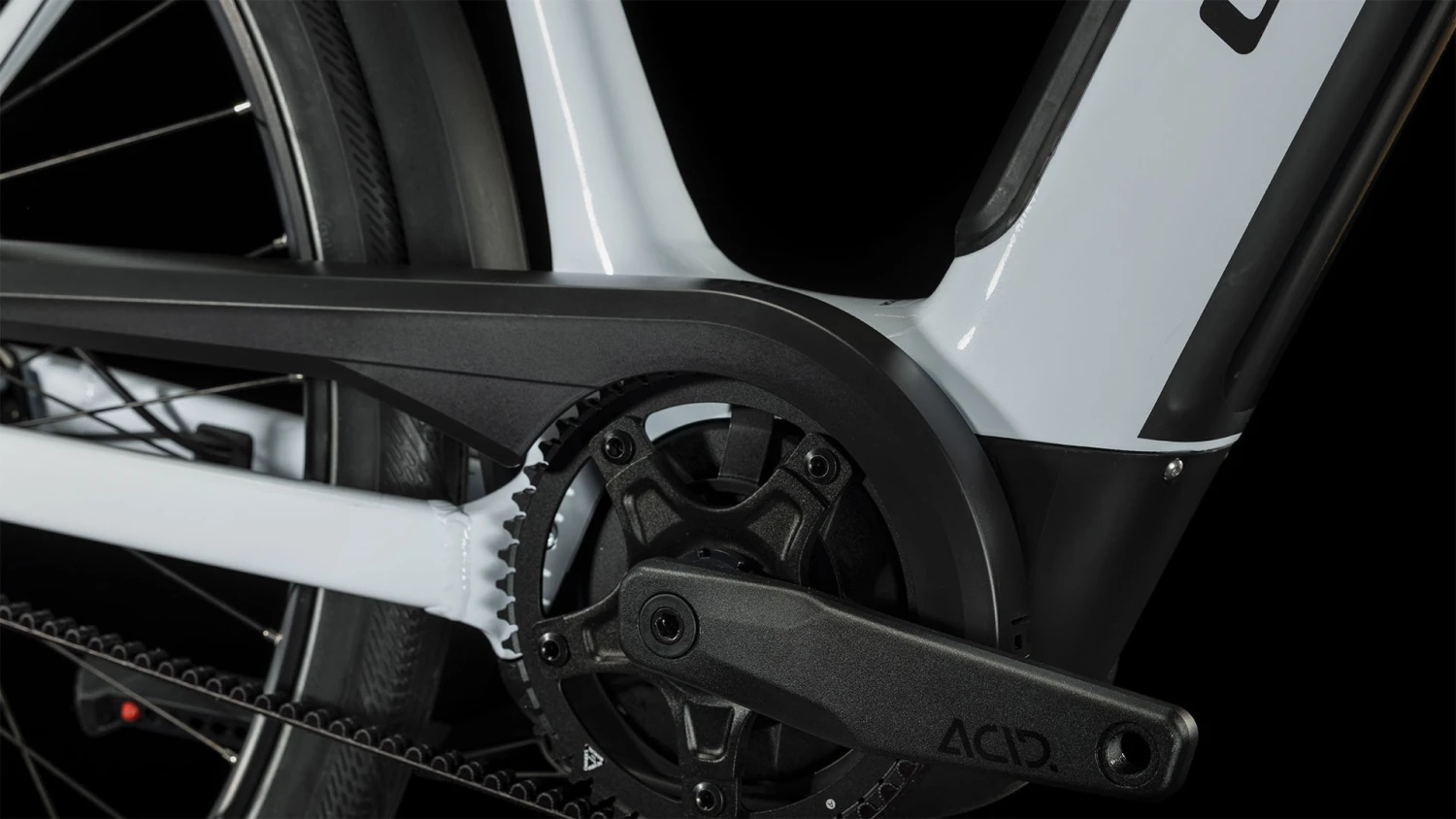 CUBE SUPREME HYBRID EXC 625 - Easy Entry Electric Bike - 2023 - Flashwhite / Black 8 CUBE SUPREME HYBRID EXC 625 - Easy Entry Electric Bike - 2023 - Flashwhite / Black - Afbeelding 6