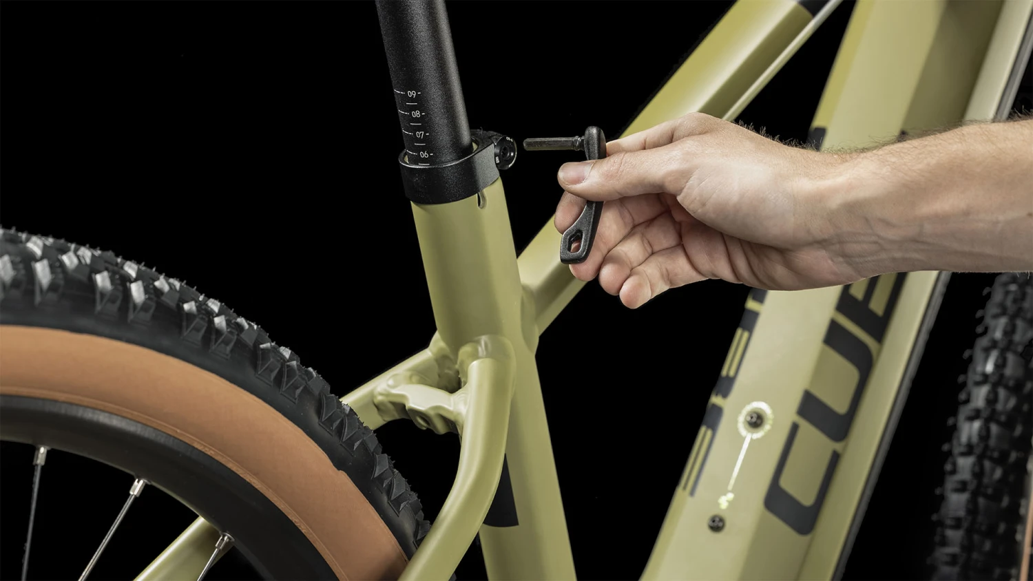 CUBE REACTION HYBRID Race 750 - Electric Mountain Bike - 2023 - Olive / Green A00 6 CUBE REACTION HYBRID Race 750 - Electric Mountain Bike - 2023 - Olive / Green A00 - Afbeelding 4