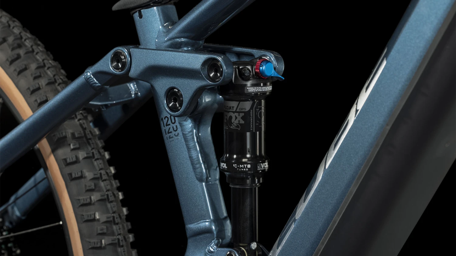 CUBE STEREO HYBRID 120 Race 625 - Electric Mountainbike - 2023 - Petrolblue / Chrome 8 CUBE STEREO HYBRID 120 Race 625 - Electric Mountainbike - 2023 - Petrolblue / Chrome - Afbeelding 6