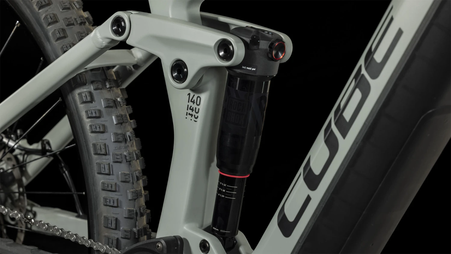 CUBE STEREO HYBRID 140 HPC Pro 750 - Carbon E-Mountainbike - 2023 - Swampgrey / Black 9 CUBE STEREO HYBRID 140 HPC Pro 750 - Carbon E-Mountainbike - 2023 - Swampgrey / Black - Afbeelding 7