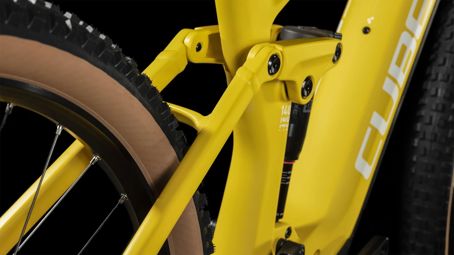 CUBE STEREO HYBRID 140 HPC Pro 625 - Carbon Electric Mountainbike - 2023 - Vivid / Sun 9 CUBE STEREO HYBRID 140 HPC Pro 625 - Carbon Electric Mountainbike - 2023 - Vivid / Sun - Afbeelding 7