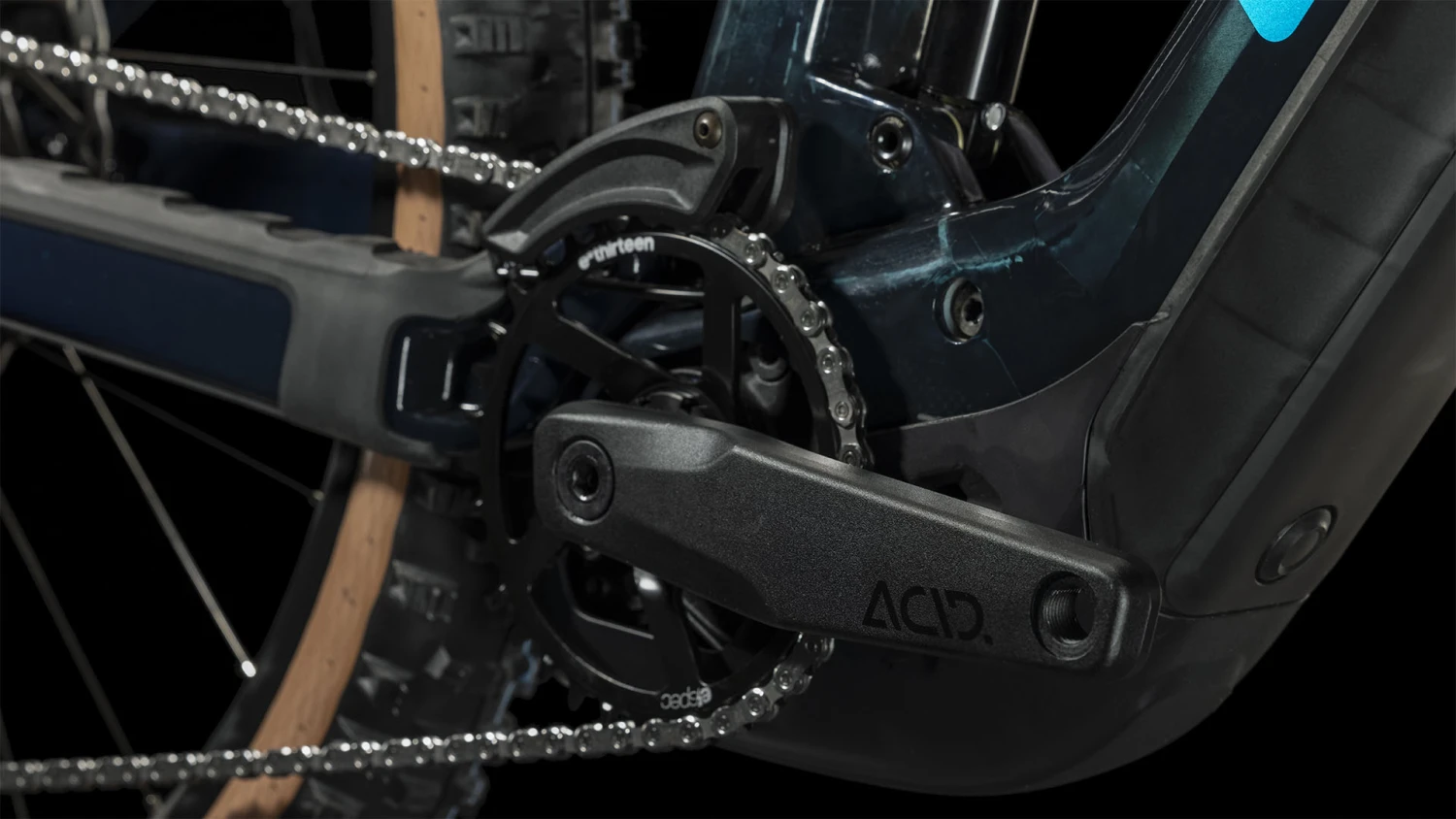 CUBE STEREO HYBRID 140 HPC SLX 750 - Carbon Electric Mountainbike - 2023 - Liquidblue / Blue A00 10 CUBE STEREO HYBRID 140 HPC SLX 750 - Carbon Electric Mountainbike - 2023 - Liquidblue / Blue A00 - Afbeelding 8