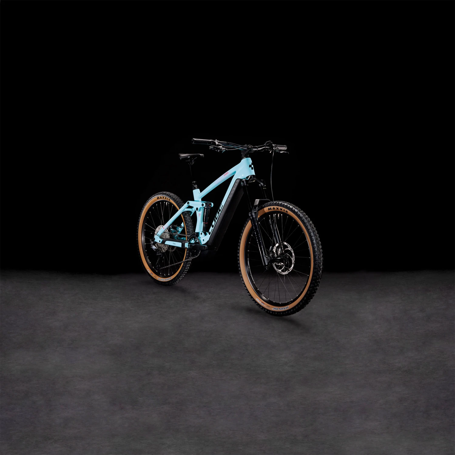 CUBE STEREO HYBRID 160 HPC Race 750 - 27.5" Carbon Electric Mountainbike - 2023 - Iceblue / Black 5 CUBE STEREO HYBRID 160 HPC Race 750 - 27.5" Carbon Electric Mountainbike - 2023 - Iceblue / Black - Afbeelding 3