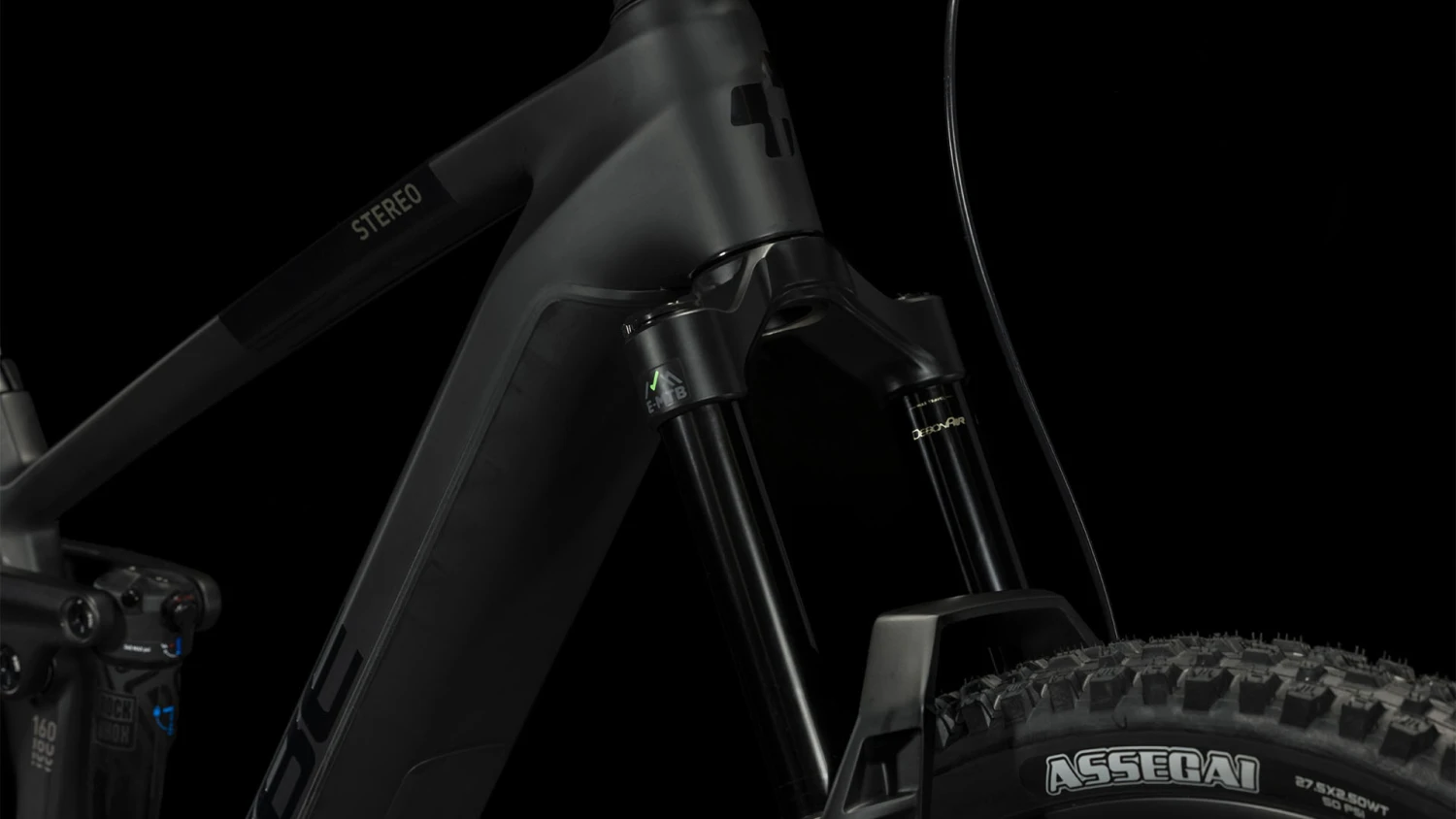 CUBE STEREO HYBRID 160 HPC SLX 750 - 27.5" Carbon Electric Mountainbike - 2023 - Carbon / Reflex 8 CUBE STEREO HYBRID 160 HPC SLX 750 - 27.5" Carbon Electric Mountainbike - 2023 - Carbon / Reflex - Afbeelding 6