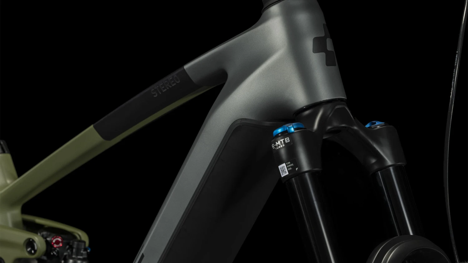 CUBE STEREO HYBRID 160 HPC TM 750 - 27.5" Carbon Electric Mountainbike - 2023 - Flashgrey / Olive 10 CUBE STEREO HYBRID 160 HPC TM 750 - 27.5" Carbon Electric Mountainbike - 2023 - Flashgrey / Olive - Afbeelding 8