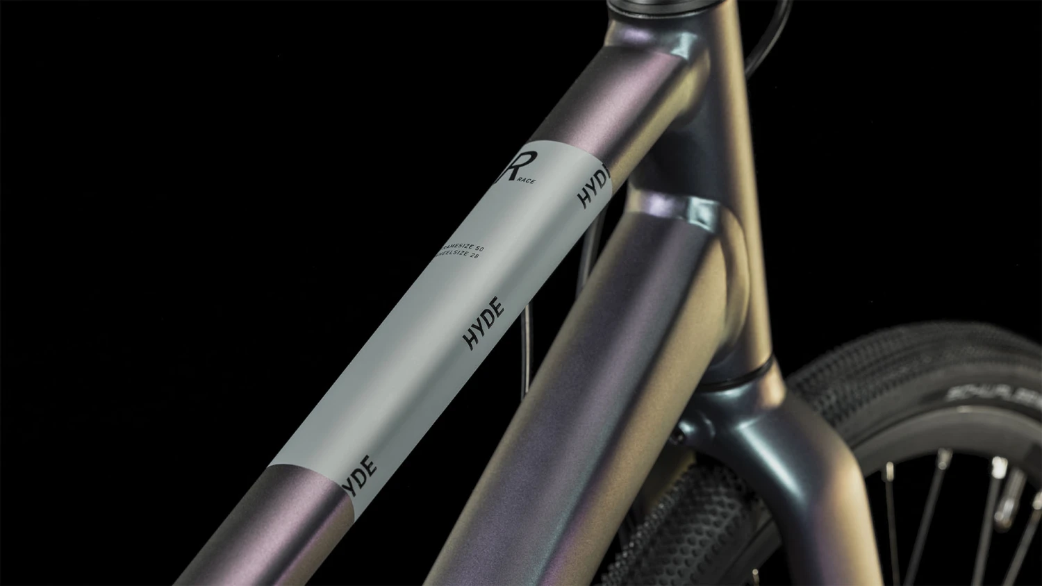 CUBE HYDE Race - 29" Women City-Bike - 2023 - Galactic / Black 6 CUBE HYDE Race - 29" Women City-Bike - 2023 - Galactic / Black - Afbeelding 4