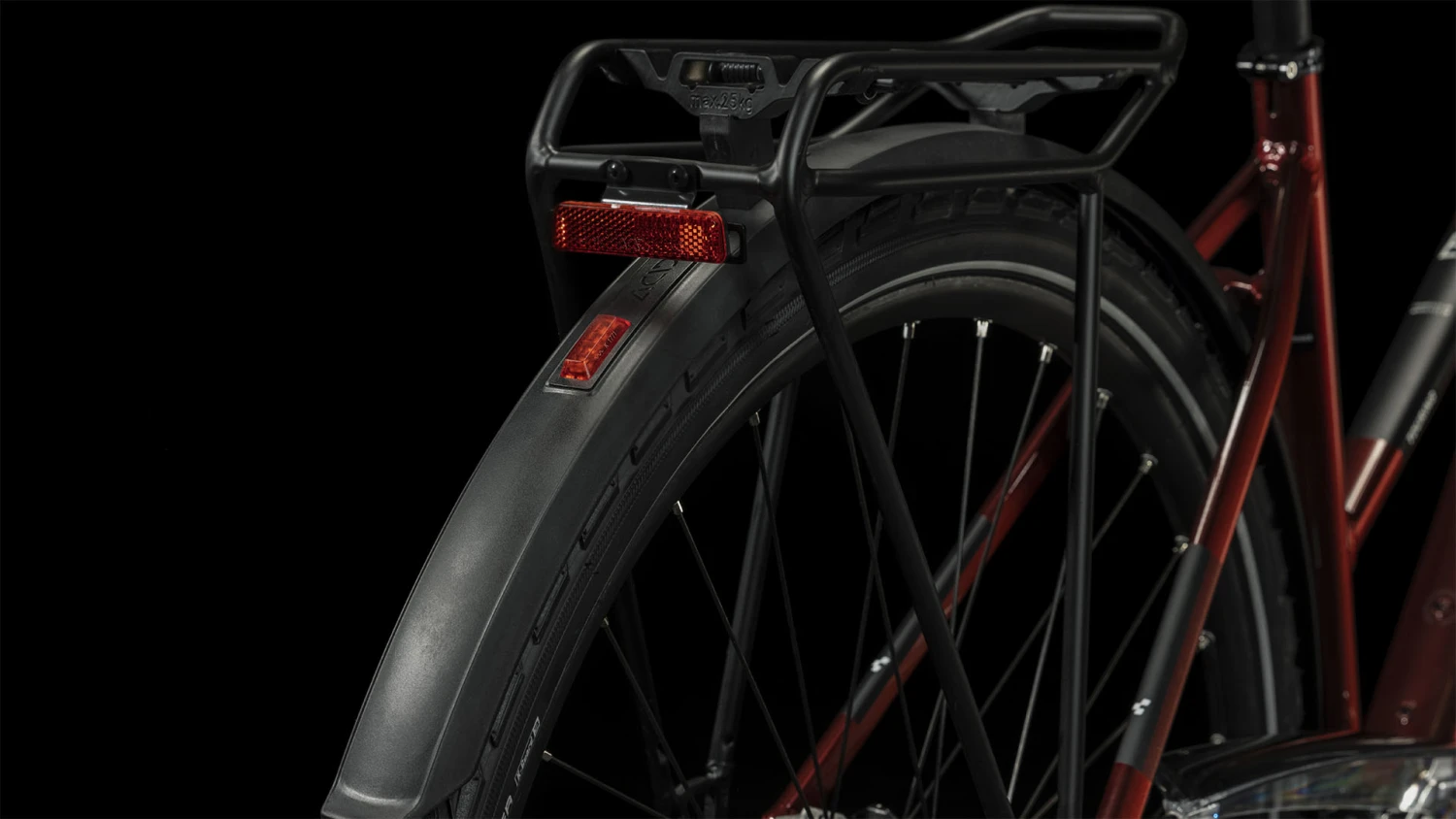 CUBE TOURING EXC - Women Touring Bike - 2023 - Red / White A00 7 CUBE TOURING EXC - Women Touring Bike - 2023 - Red / White A00 - Afbeelding 5