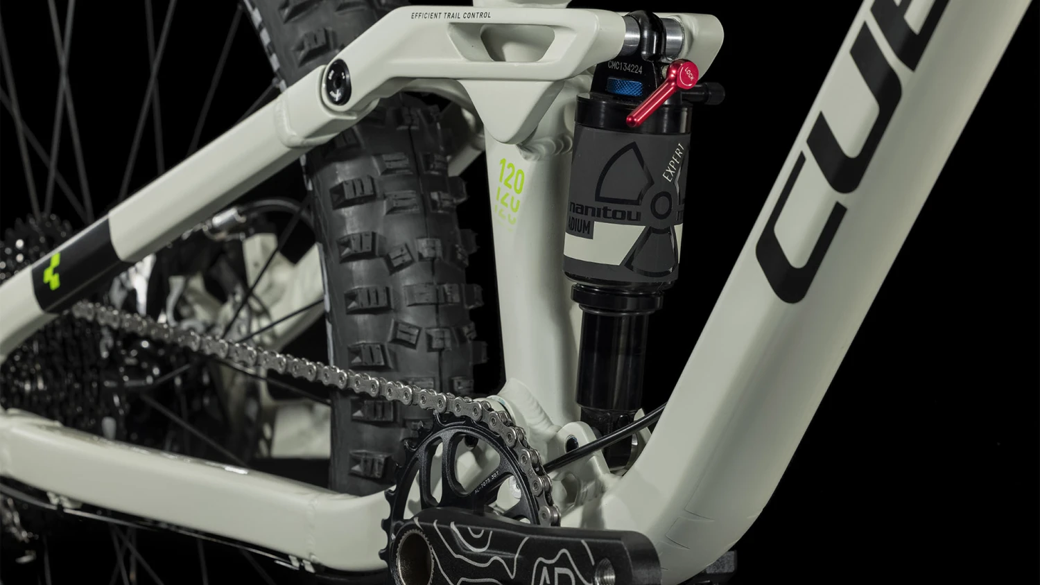 CUBE STEREO 240 Pro - 24" Children's Mountain Bike - 2023 - Grey / Green 8 CUBE STEREO 240 Pro - 24" Children's Mountain Bike - 2023 - Grey / Green - Afbeelding 6