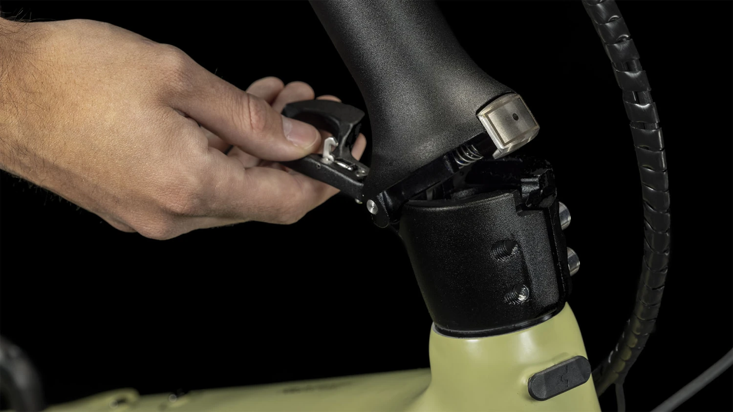 CUBE FOLD SPORT HYBRID 500 - 20" Electric Folding Bike - 2023 - Green / Black 8 CUBE FOLD SPORT HYBRID 500 - 20" Electric Folding Bike - 2023 - Green / Black - Afbeelding 6