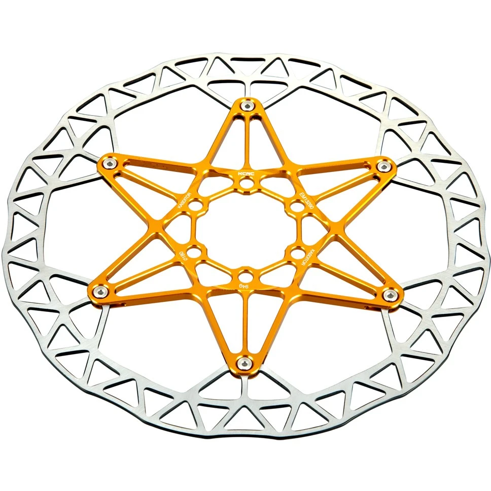 KCNC Kasditor Brake Disc 6-Bolt - Gold 5 KCNC Kasditor Brake Disc 6-Bolt - Gold - Afbeelding 3