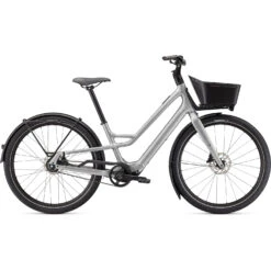 Specialized TURBO COMO SL 5.0 - Electric City Bike - 2023 - Brushed Silver / Transparent